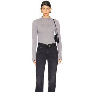 Rolla's Edgar Mock Neck Knit Top | NWT